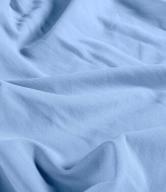 light blue - sandwashed viscose jersey