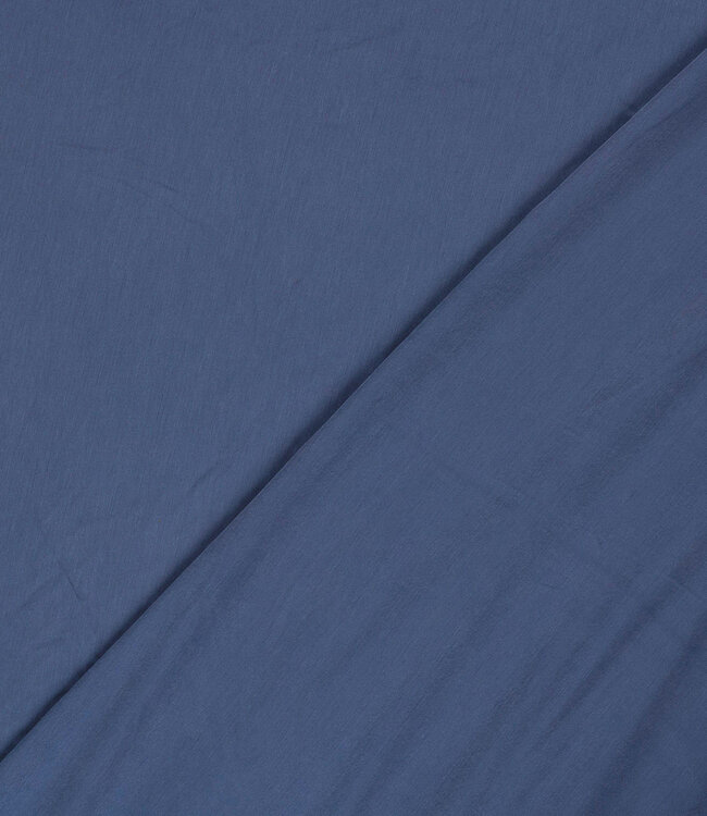 jeansblauw - sandwashed viscose jersey