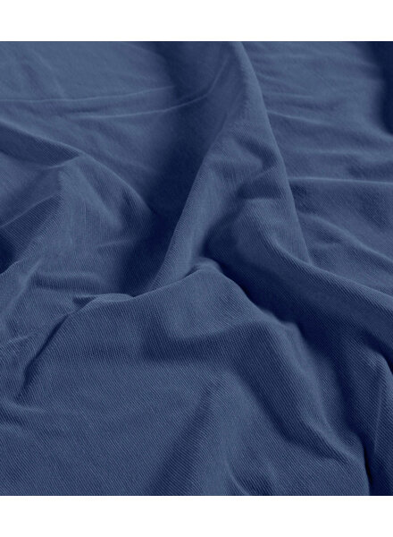 jeansblauw - sandwashed viscose jersey