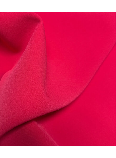 A la Ville candy pink - stylish woven fabric - wrinkle-free - high quality (Italy)