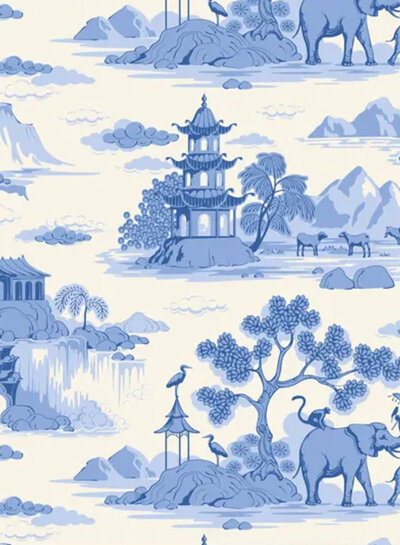 Tilda Tilda - Something Blue - Cottonview Cream