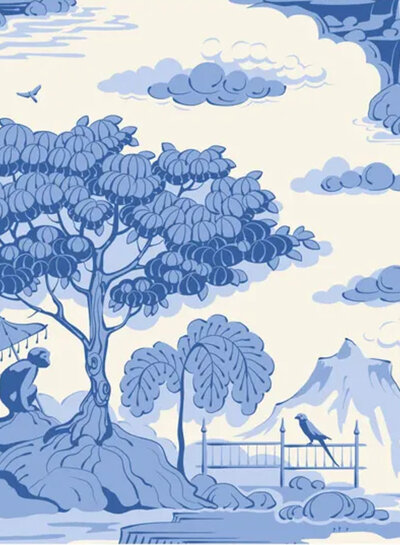 Tilda Tilda - Something Blue - Cottonview Cream