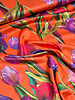 Marylene Madou tulips on fire - beautiful viscose satin
