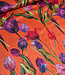 Marylene Madou tulips on fire - prachtige viscose satijn