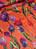 Marylene Madou tulips on fire - prachtige viscose satijn