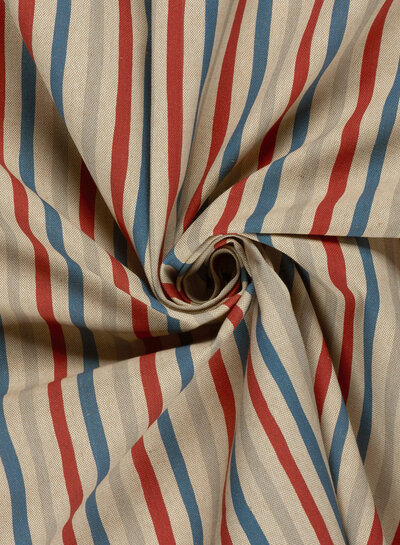 Madeline The Red & Blue - linnen look canvas