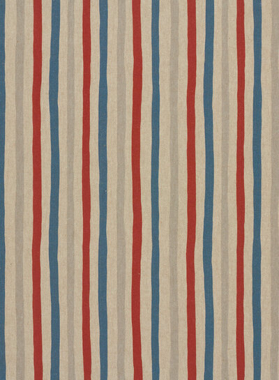 Madeline The Red & Blue - linnen look canvas