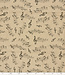 muzieknoten - linnen look canvas