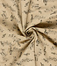 muzieknoten - linnen look canvas
