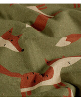 Madeline The Fox - linnen look canvas