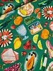 Mediterranean picnic - satin viscose