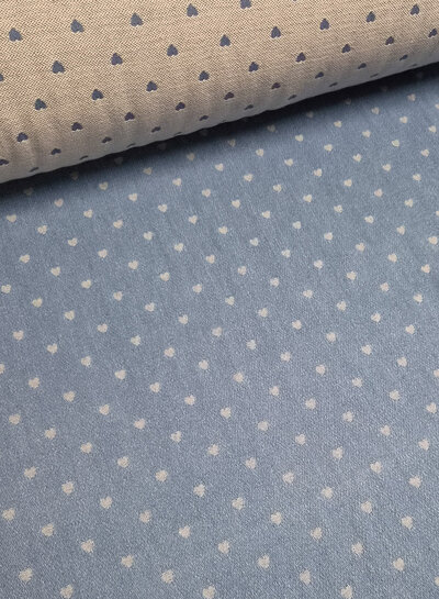denim jacquard hartjes