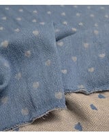 denim jacquard hartjes