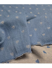 denim jacquard hartjes