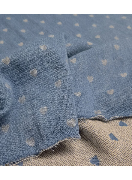 denim jacquard hartjes