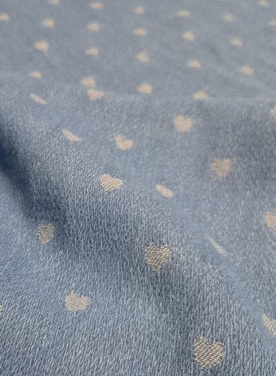 denim jacquard hartjes