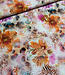 Madeline pink peach flowers - katoen