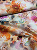 Madeline pink peach flowers - cotton