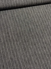 Fibremood donkergrijs gestreept - linnen look viscose mix