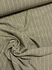 Fibremood mint grey striped - linen look viscose blend