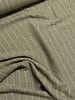Fibremood mint grey striped - linen look viscose blend