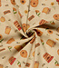 The Honeybee - linnen look canvas