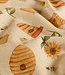The Honeybee - linnen look canvas