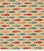 The Fish - linnen look canvas