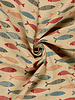 Madeline The Fish - linen-look canvas