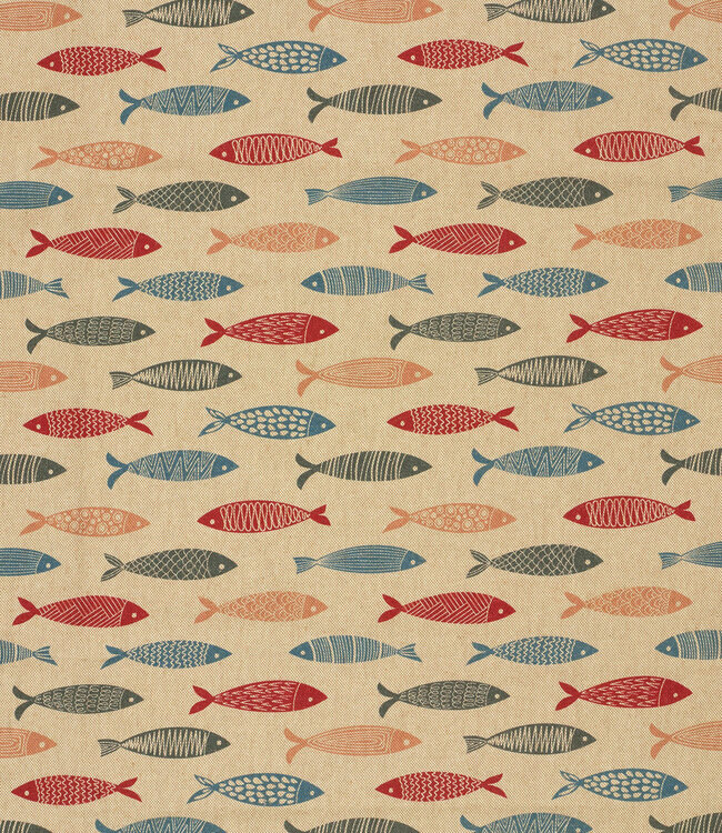 The Fish - linnen look canvas