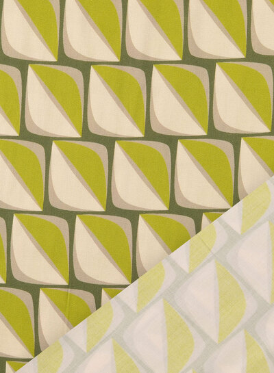 Nova lime satin rayon