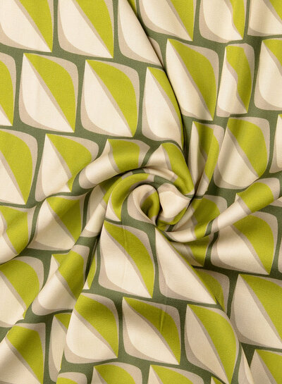 Nova lime satijn rayon