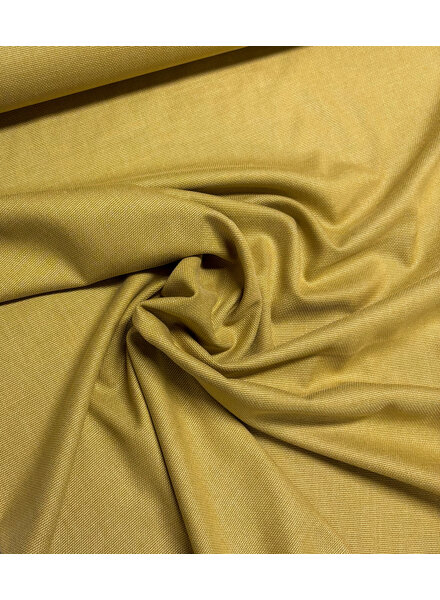 melange ochre - woven bamboo - recycled, very flowing fabric and wrinkle-free