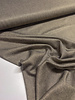 beige en antraciet twill stripes -  geweven bamboe - gerecycleerde, heel soepelvallende stof en geen kreuk