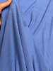helder blauw  - prachtige subtiele bamboe ribtricot