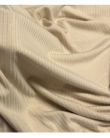 beige - prachtige subtiele bamboe ribtricot