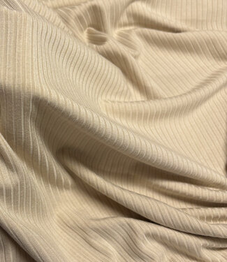 beige - beautiful subtle bamboo rib knit