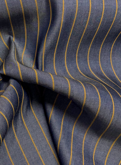 woven stripes lyocell - stof met body