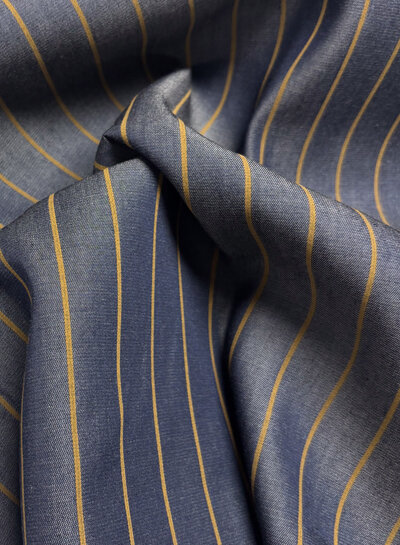 woven stripes lyocell - fabric with body