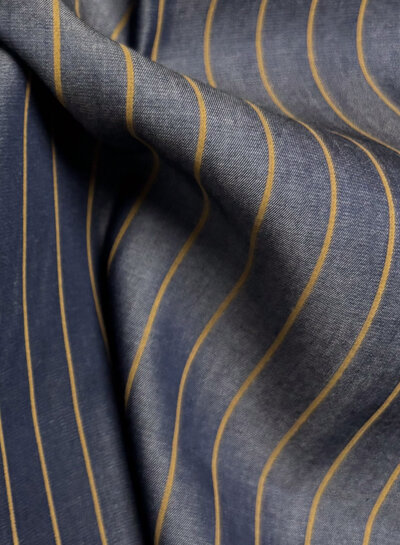 woven stripes lyocell - fabric with body