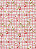 aardbeien en margrietjes - katoen