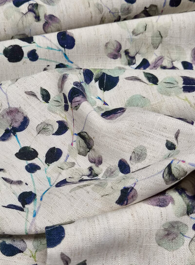 Madeline linnen viscose blend twijgjes
