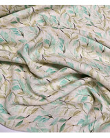 Madeline linnen viscose blend frisse takjes mint