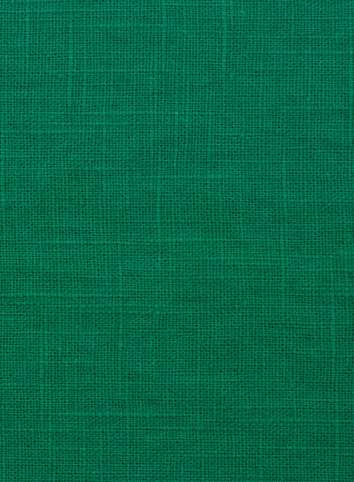effen emeraldgroen linnen