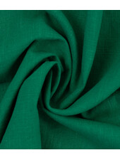 plain emerald green linen