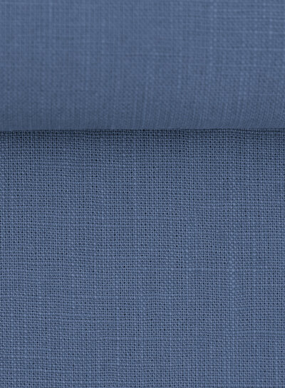 plain dolphin blue linen
