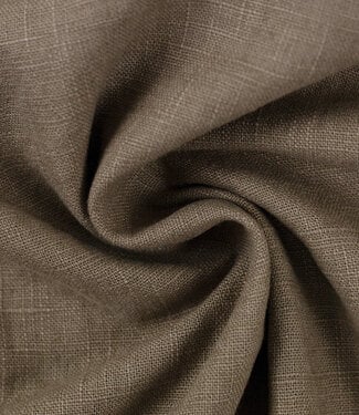 plain taupe linen