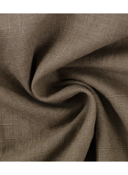 plain taupe linen