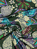 Ira - leaf print - linen cotton blend