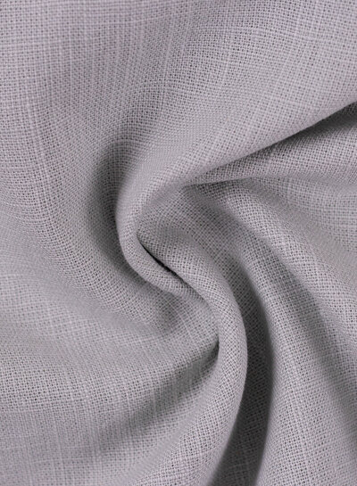plain light grey linen
